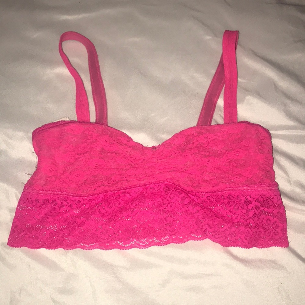 Medium hot pink bralette